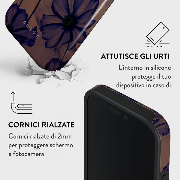 Burga Cover Posteriore Resistente Apple iPhone 16 Pro Max - Velvet Night
