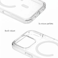 Selencia Cover posteriore Rivièra MagSafe con gancini rimovibili Apple iPhone 18 Pro Max / 17 Pro Max - Trasparente