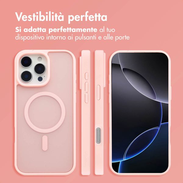 imoshion Cover posteriore Color Guard con MagSafe Apple iPhone 16 Pro Max - Rosa chiaro