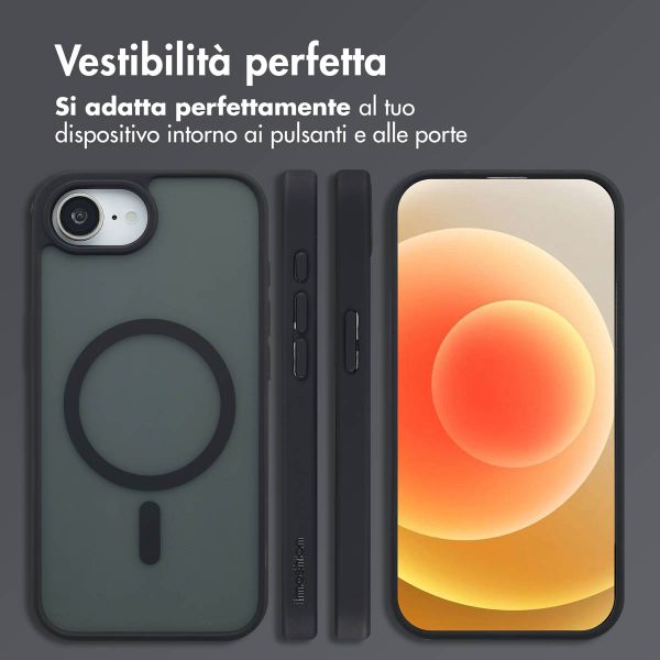 imoshion Cover posteriore Color Guard con MagSafe Apple iPhone 17e / 16e - Nero
