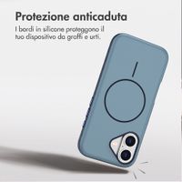 imoshion Cover posteriore Color con Thin MagSafe Ring Apple iPhone 17 - Blu scuro