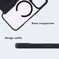 imoshion Bookcase trasparente con MagSafe Apple iPhone 17 Pro Max - Nero