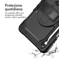 Accezz Cover Posteriore Resistente con tracolla Samsung Galaxy Tab S11 - Nero