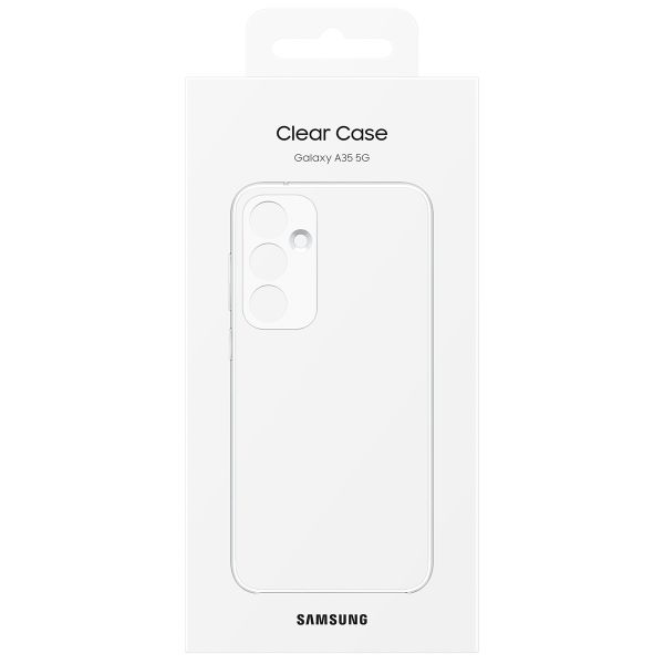 Samsung Cover Rigida Trasparente Originale Samsung Galaxy A35 - Trasparente