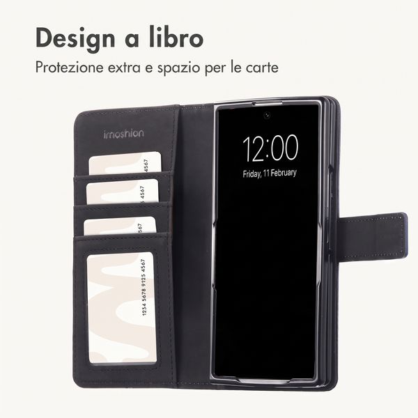 imoshion Cover a libro di Lusso Samsung Galaxy Z Fold 8 Ultra - Nero