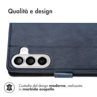imoshion Cover a libro di Lusso Samsung Galaxy S26 Plus - Blu scuro