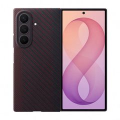 Samsung Cover Carbon Magnet Samsung Galaxy Z Fold 8 Ultra - Red