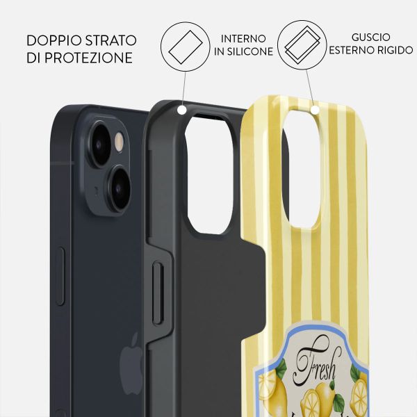 Burga Cover Posteriore Resistente con MagSafe Apple iPhone 15 - Frizzante