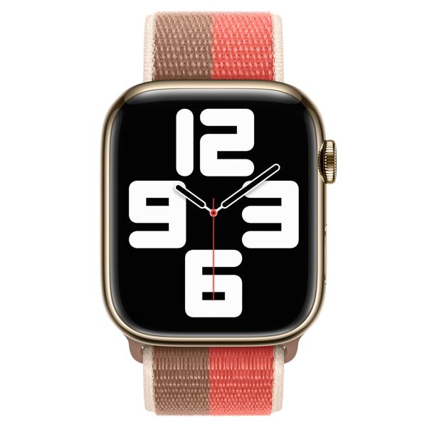 Apple Cinturino Sport Loop Apple Watch | 44/45/46/49 mm - Pink Pomelo/Tan