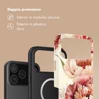 Selencia Cover posteriore Vivid con MagSafe Apple iPhone 17 Pro Max - Vintage Peony
