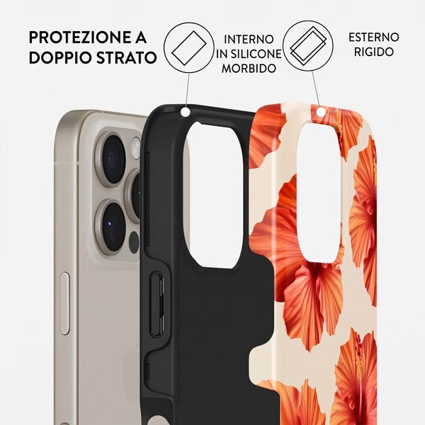 Burga Cover Posteriore Resistente con MagSafe Apple iPhone 16 Pro - Bonita
