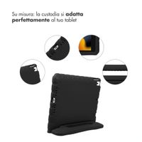 imoshion Cover Antishoc Speciale Bambini con Manico iPad 10.2 (2019 / 2020 / 2021) - Nero