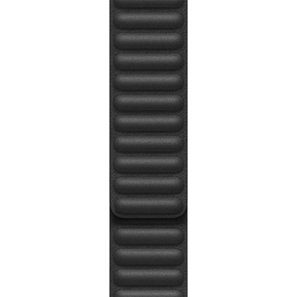 Apple Cinturino Leather Link Apple Watch | 44/45/46/49 mm - Taglia S/M - Nero