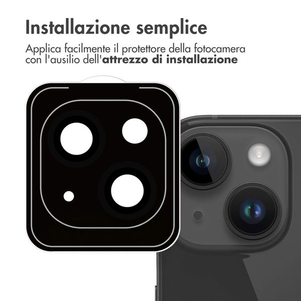 imoshion 2 Pack protezione lente fotocamera Apple iPhone 13 - Nero