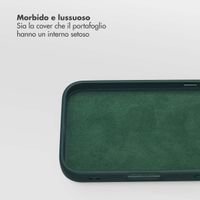 Selencia Libreria rimovibile Olyn con MagSafe Apple iPhone 17e / 16e - Verde