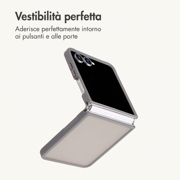 imoshion Cover posteriore Color Guard Samsung Galaxy Z Flip 8 - Grigio