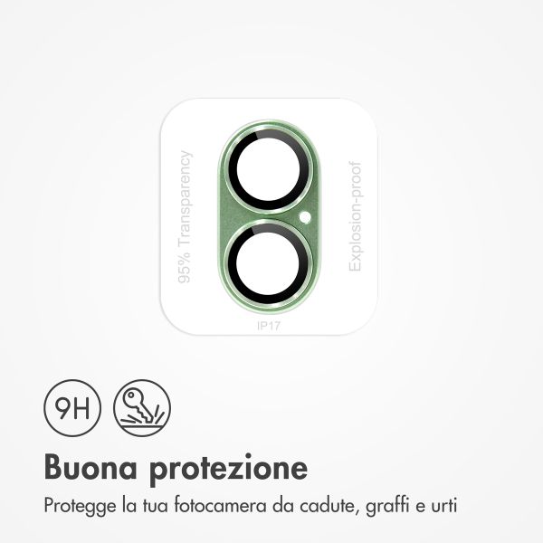 imoshion Protezione fotocamera in Vetro 2 Pezzi Apple iPhone 17 - Sage Green
