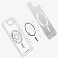 Spigen Cover Posteriore Ultra Ibrida con MagSafe Apple iPhone 17e / 16e - Classic Silver