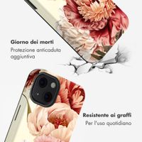 Selencia Cover posteriore Vivid con MagSafe Apple iPhone 13 - Vintage Peony