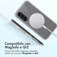 Accezz Cover posteriore Xtreme Impact con MagSafe Samsung Galaxy S24 - Trasparente