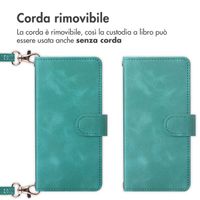 imoshion Cover a libro con Cordino Samsung Galaxy A55 - Turchese