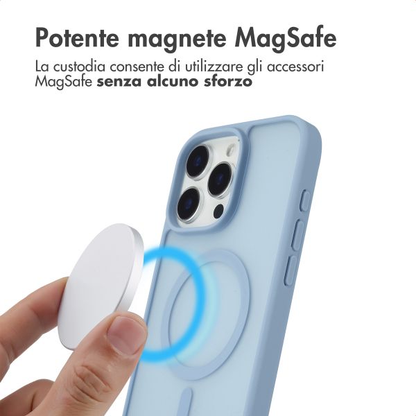 imoshion Cover posteriore Color Guard con MagSafe Apple iPhone 16 Pro Max - Azzurro