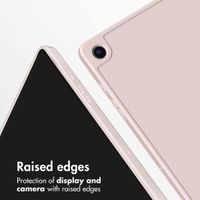 Accezz Cover a libro in silicone Smart Samsung Galaxy Tab A9 Plus - Rosa