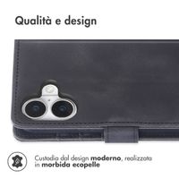 imoshion Cover a libro con Cordino Apple iPhone 17 - Nero