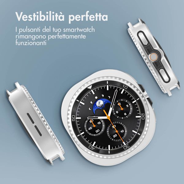 imoshion Cover rigida Bumper Samsung Galaxy Watch 8 Classic (46 mm) - Argento