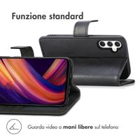 imoshion Cover a libro di Lusso Samsung Galaxy A25 (5G) - Nero