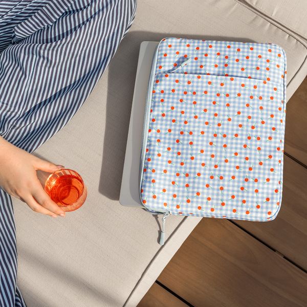 imoshion Custodia per laptop Design 13-14 pollici - Cherry Check