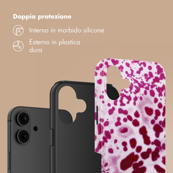Selencia Cover Posteriore Vivid Apple iPhone 16 - Cosmic Orchid