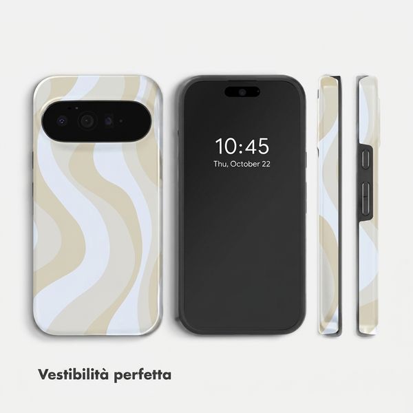 Selencia Cover posteriore Vivid con MagSafe Google Pixel 11 Pro - Desert Waves Beige