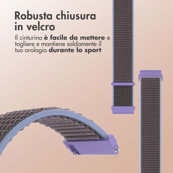 imoshion Cinturino in nylon  - Attacco universale 20 mm - Lilla