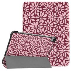 imoshion Cover Trifold Design Apple iPad Air 11 pollici (2026) M4 / (2025) M3 / (2024) M2 / Air 5 (2022) / Air 4 (2020) - Bloom Love Blush