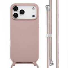 imoshion Cover in Silicone con Cordino Apple iPhone 17 Pro Max - Sand Pink