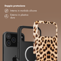 Selencia Cover posteriore Vivid con MagSafe Apple iPhone 17 Pro Max - Wild Leo