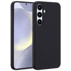 Accezz Cover in silicone liquido con MagSafe Samsung Galaxy S25 Plus - Nero
