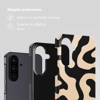 Selencia Cover Posteriore Vivid Samsung Galaxy A57 (5G) - Art Wave Black