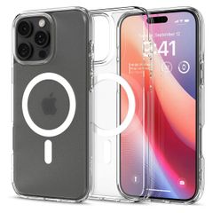 Spigen Cover Posteriore Ultra Ibrida con MagSafe Apple iPhone 16 Pro Max - Frosted Clear