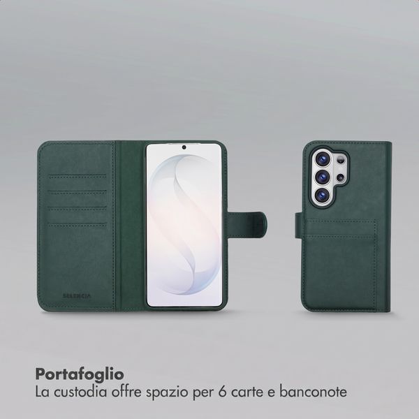Selencia Libreria rimovibile Olyn con MagSafe Samsung Galaxy S26 Ultra - Verde