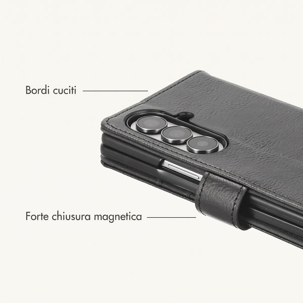 imoshion Cover a libro di Lusso Samsung Galaxy Z Fold 8 Ultra - Nero