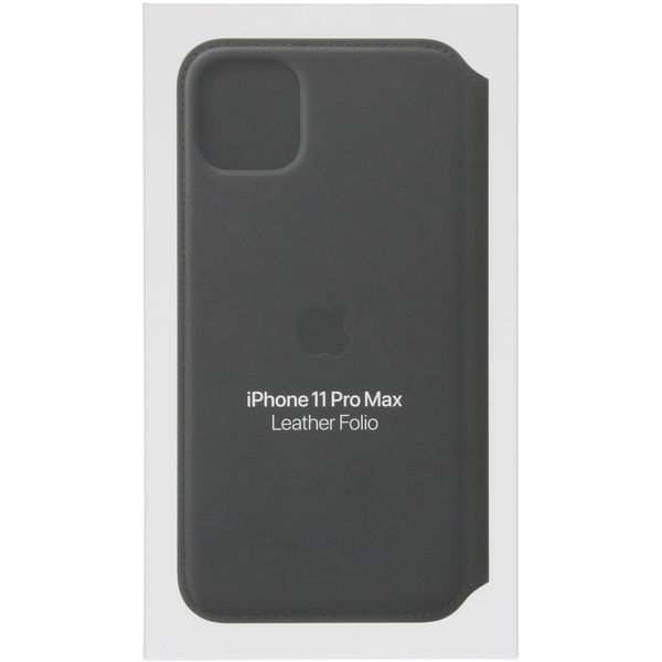 Apple Cover a libro in Pelle con Chiusura Apple iPhone 11 Pro Max - Nero