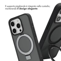 Accezz Cover con anello e supporto con MagSafe Apple iPhone 15 Pro - Nero