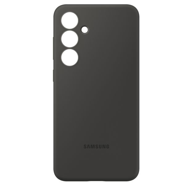 Samsung Cover originale in silicone Samsung Galaxy S24 FE - Nero