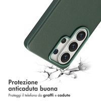 Accezz Cover in Pelle con MagSafe Samsung Galaxy S26 Ultra - Cedar Green