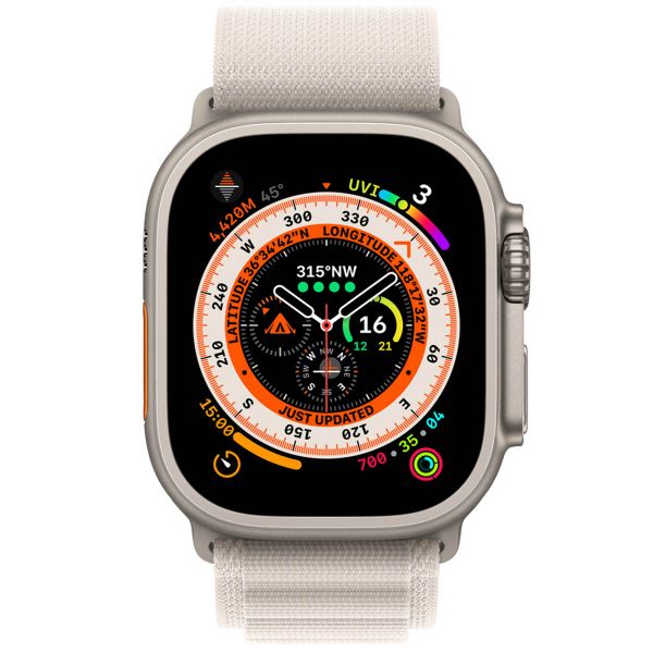 Apple Cinturino Alpine Loop Apple Watch | 44/45/46/49 mm - Taglia M - Starlight