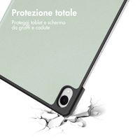 imoshion Cover a libro Trifold Samsung Galaxy Tab S11 - Verde chiaro