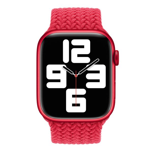 Apple Cinturino Solo intrecciato Apple Watch | 44/45/46/49 mm - Taglia 9 - (Product) Red