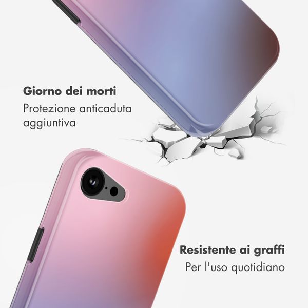 Selencia Cover posteriore Vivid con MagSafe Apple iPhone 17e / 16e - Gradient Soft Blush